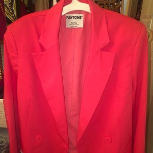 Bright Pink Blazer fit sizes 8-10